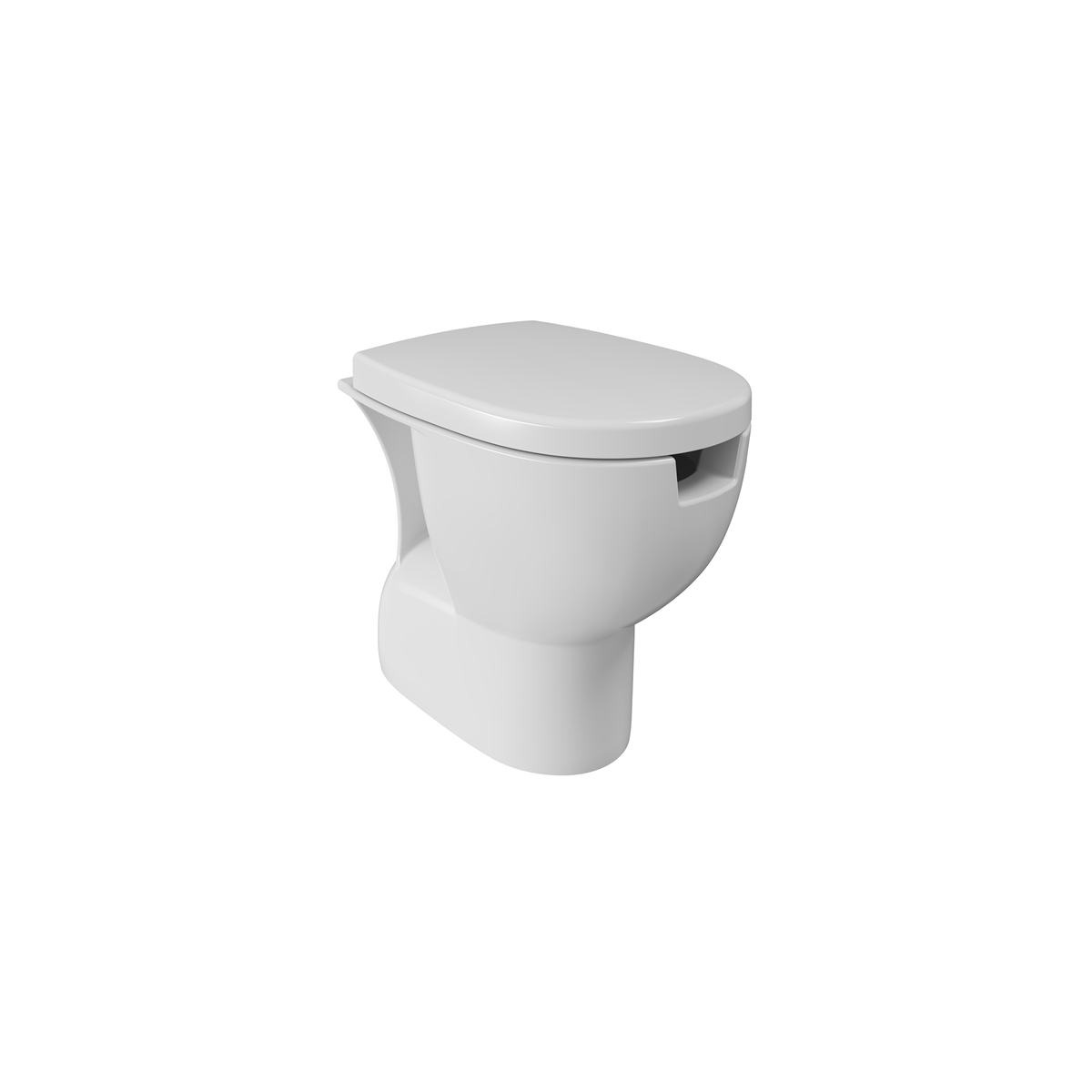 Parma Rimless Single Toilet with Concealed Bidet Entry 1491-001-0128 -  BOCCHI Il Bagno Per Tutti